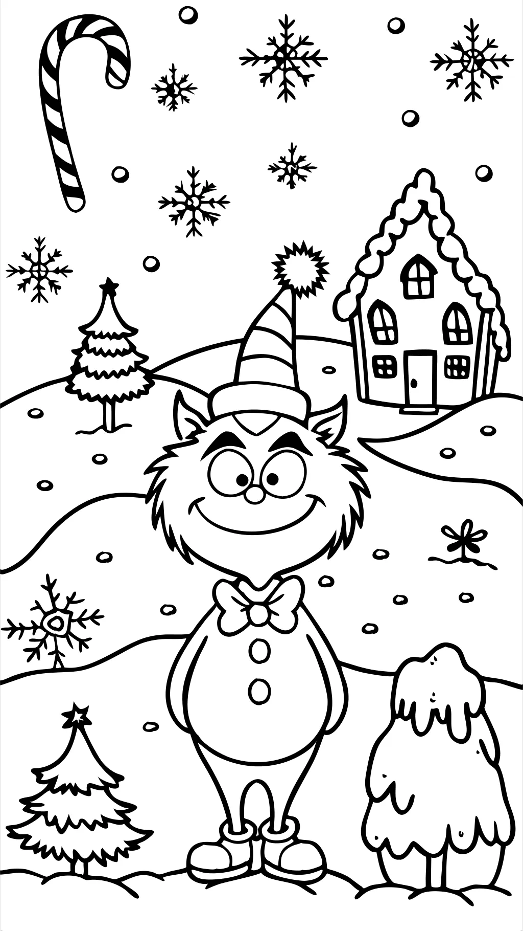 the grinch coloring page